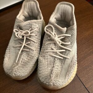 Yeezy Kids Sneakers in Cream and Tan